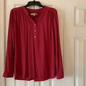 LOFT Henley blouse